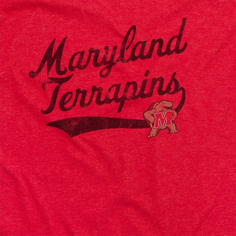 University Of Maryland Spirit Collection Sabre Unisex Adult Heathered Premium T Shirt,Red sold by Zulily product image thumbnail 4