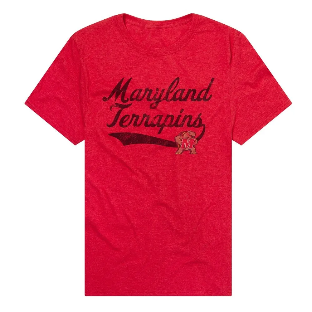 University Of Maryland Spirit Collection Sabre Unisex Adult Heathered Premium T Shirt,Red sold by Zulily product image thumbnail 5