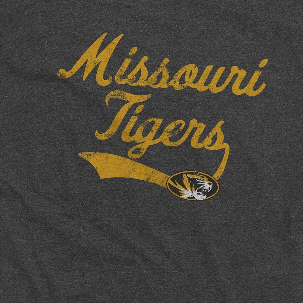 University Of Missouri Spirit Collection Sabre Unisex Adult Heathered Premium T Shirt,Charcoal sold by Zulily