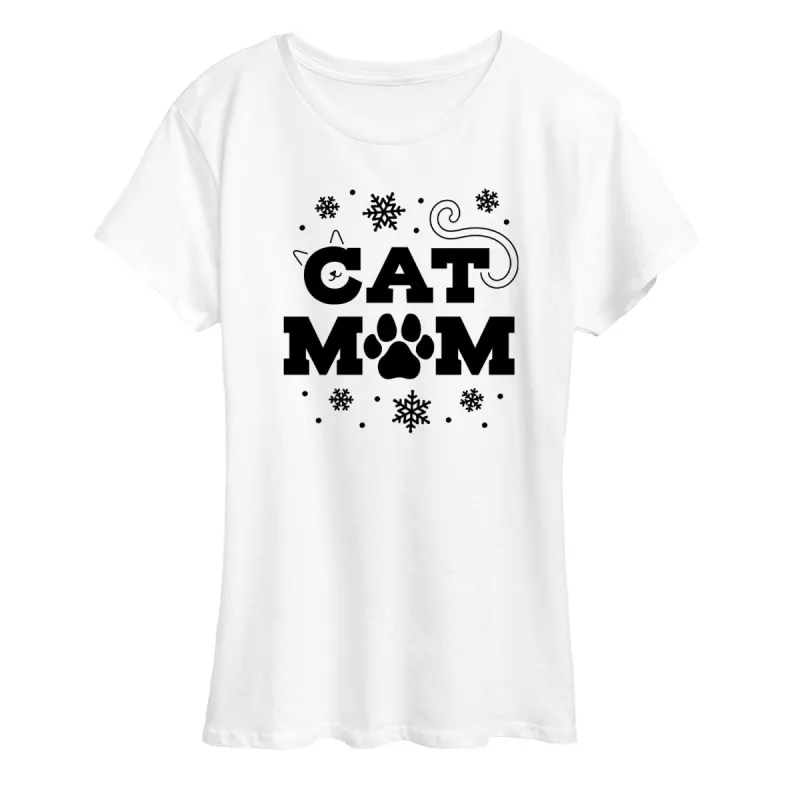 Women's Cat Mom Short Sleeve Tee sold by Zulily
