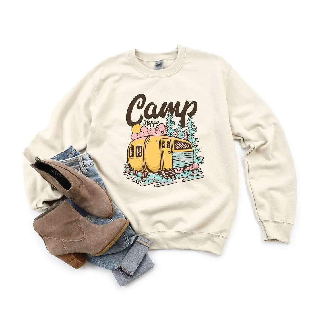 Camp Happy Graphic Sweatshirt sold by Zulily product image thumbnail 2