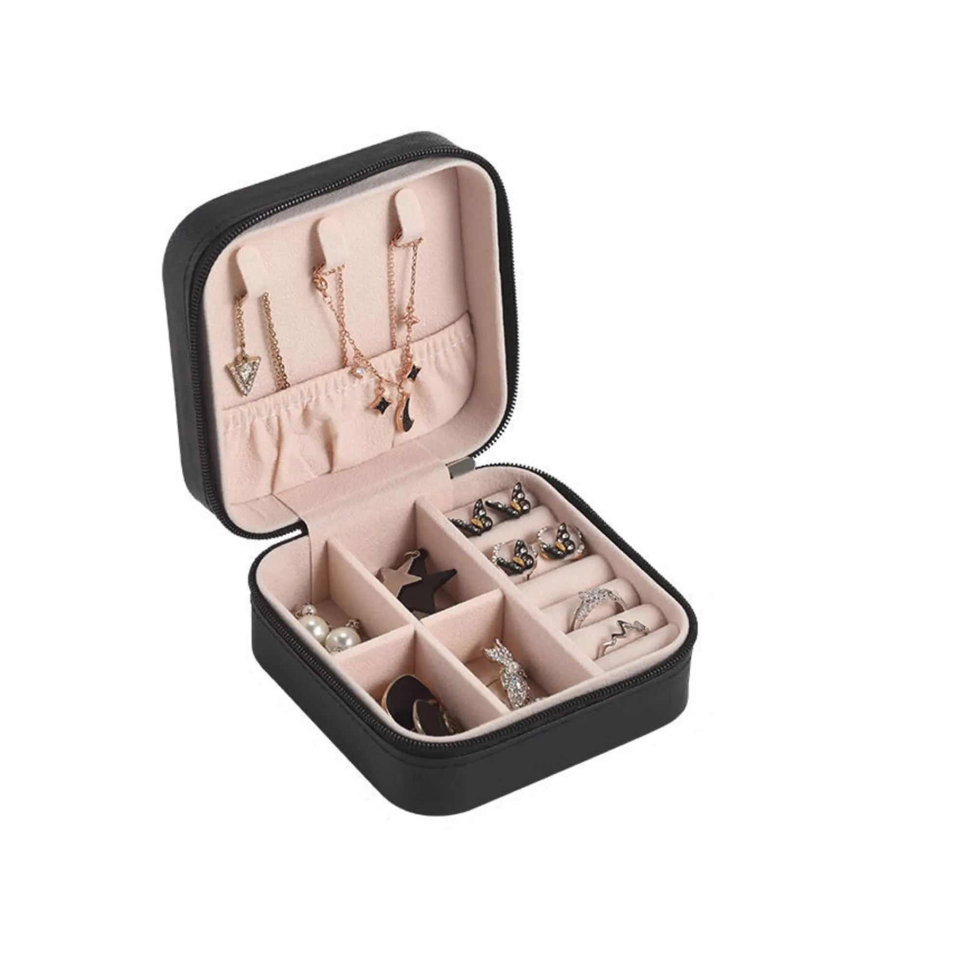 Black Jewelry Mini Travel Case sold by Zulily