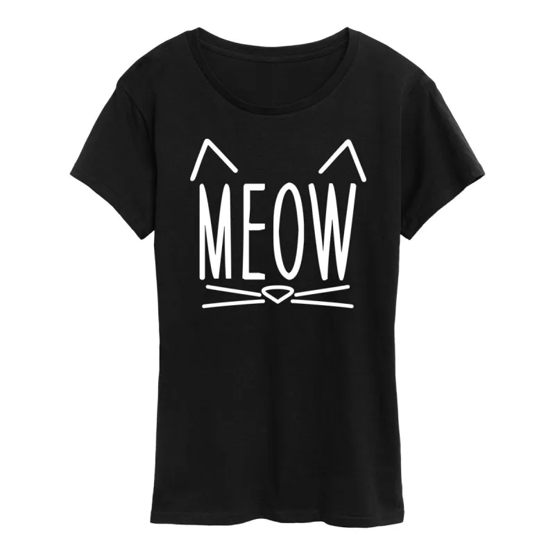 Women's Meow Short Sleeve Tee sold by Zulily
