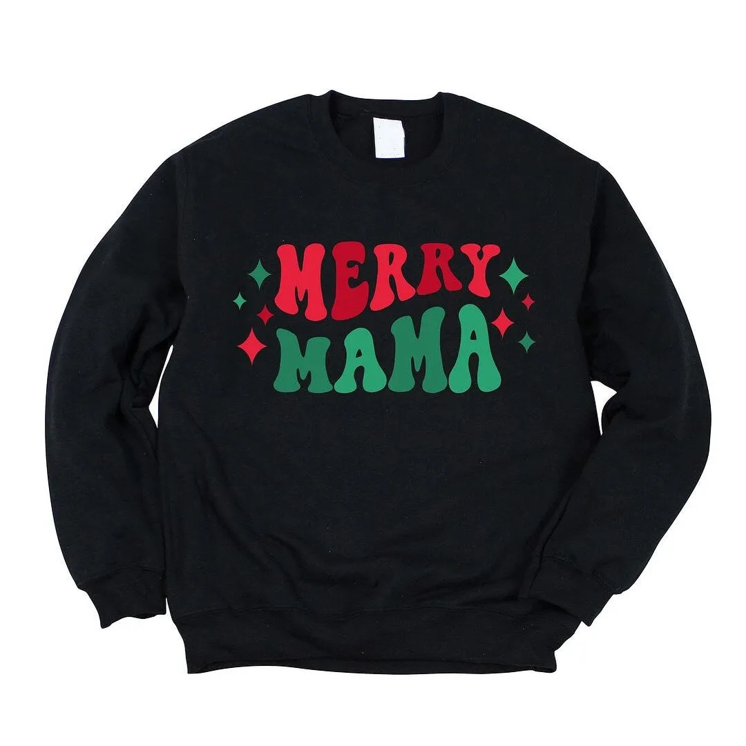 Merry Mama Stars Graphic Sweatshirt sold by Zulily product image thumbnail 4