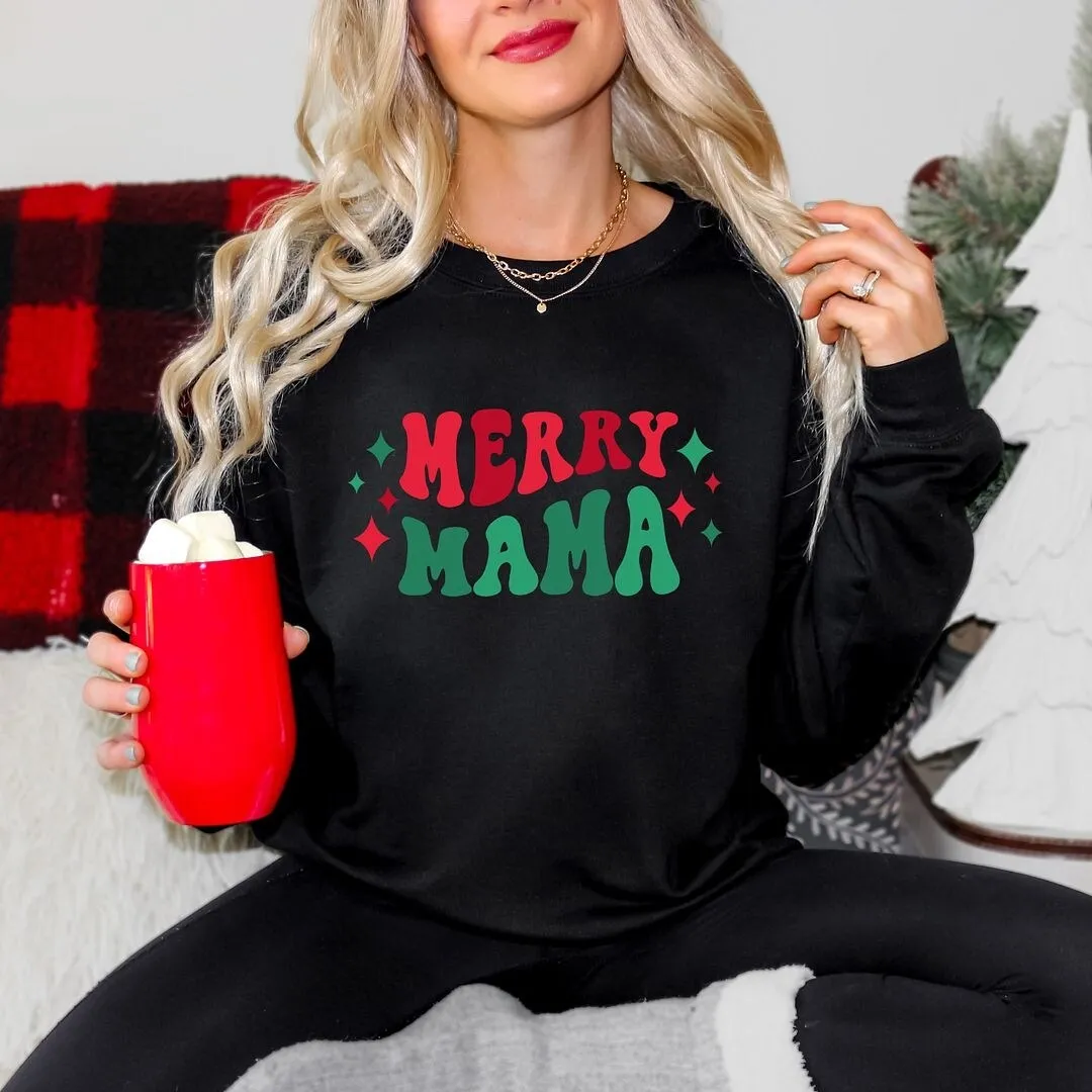 Merry Mama Stars Graphic Sweatshirt sold by Zulily product image thumbnail 3