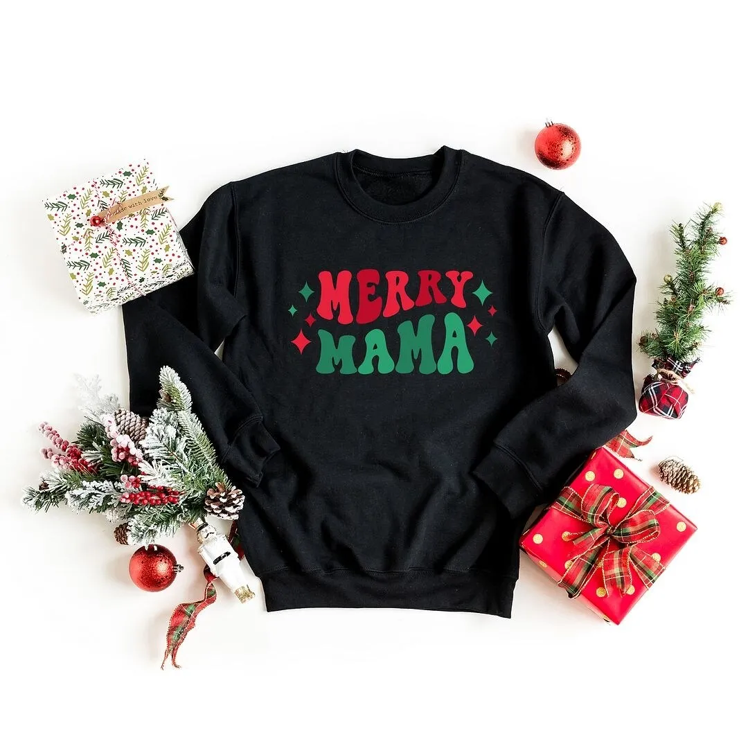 Merry Mama Stars Graphic Sweatshirt sold by Zulily product image thumbnail 5