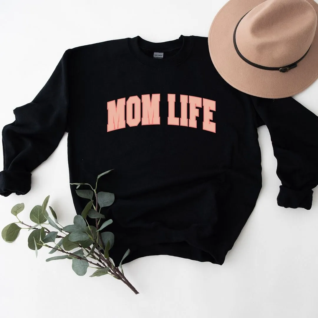 Curved Mom Life Graphic Sweatshirt sold by Zulily product image thumbnail 5