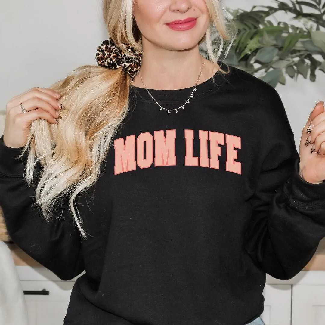 Curved Mom Life Graphic Sweatshirt sold by Zulily product image thumbnail 3