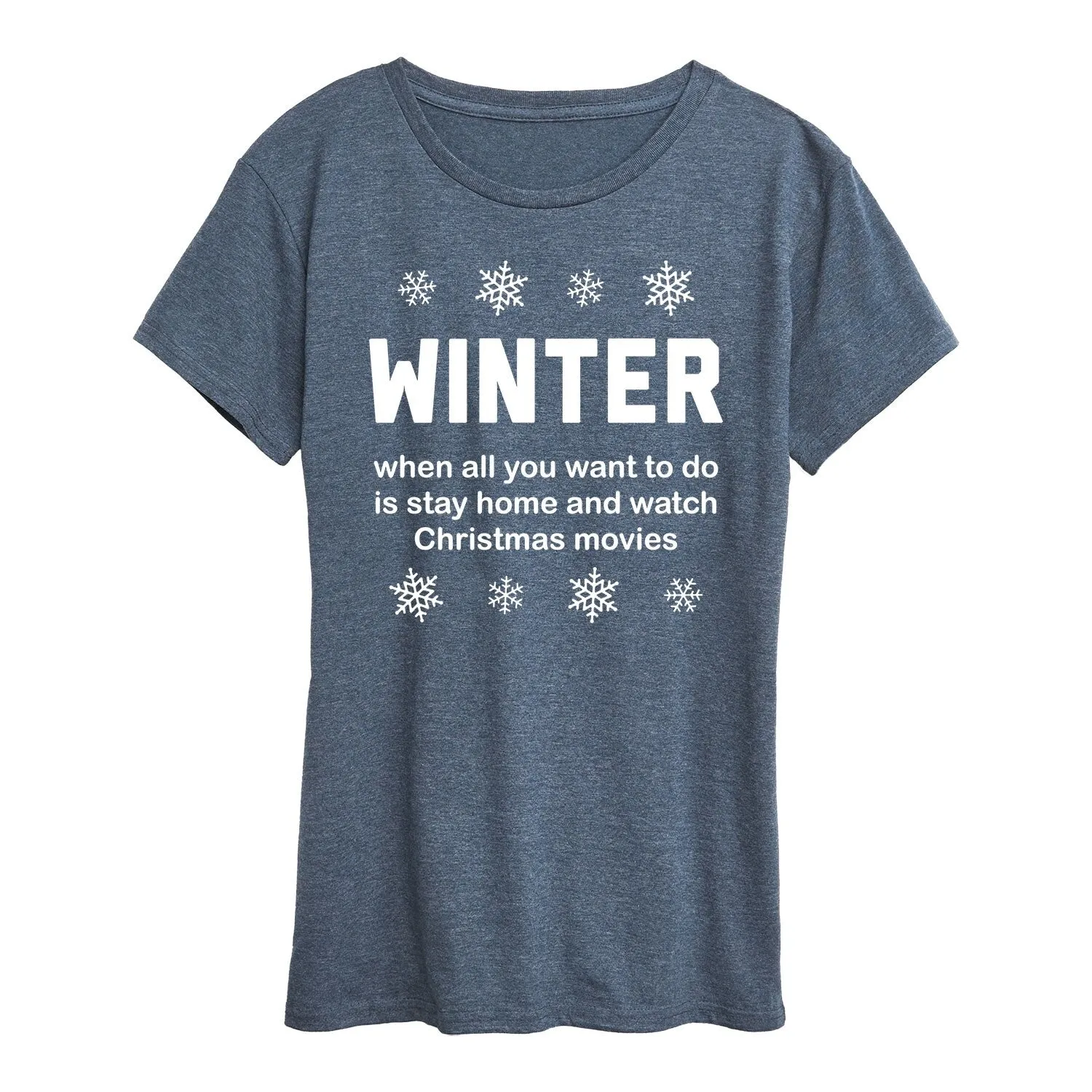 Women's Winter When You Want To Stay Home Short Sleeve Tee sold by Zulily