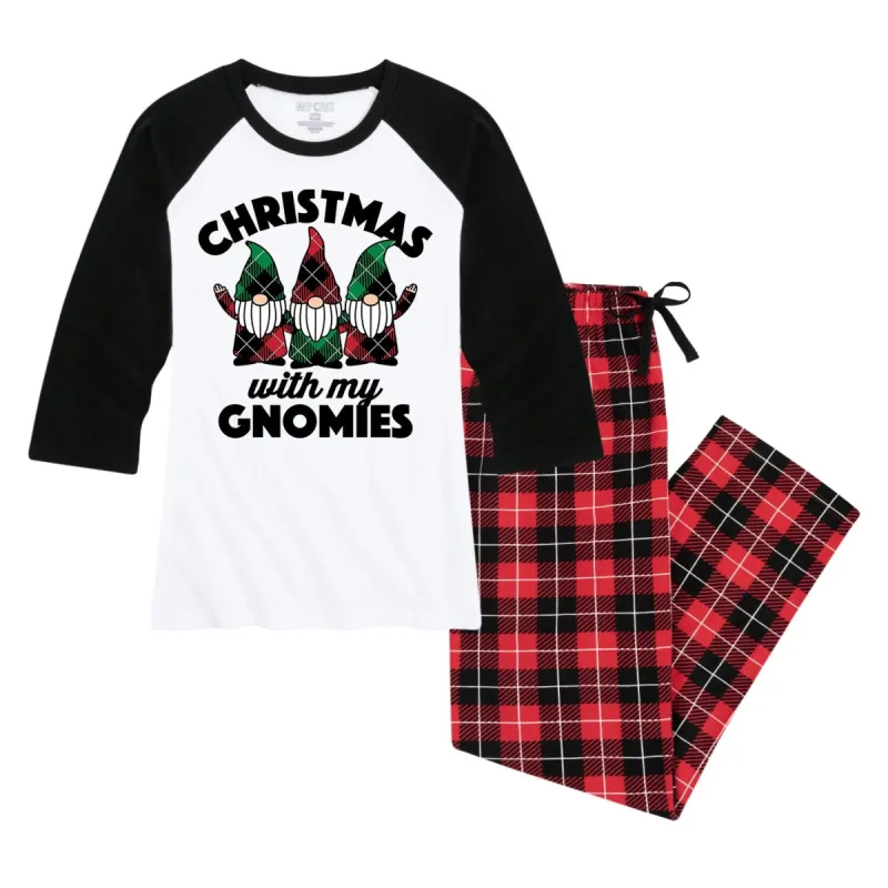 Women's Christmas With The Gnomies Pajama Set made by Zulily