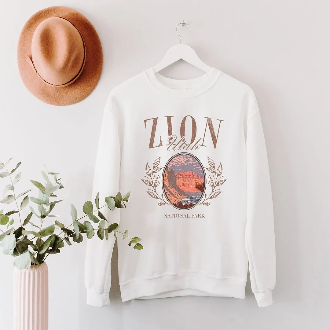 Zion Park Grunge Graphic Sweatshirt sold by Zulily product image thumbnail 2