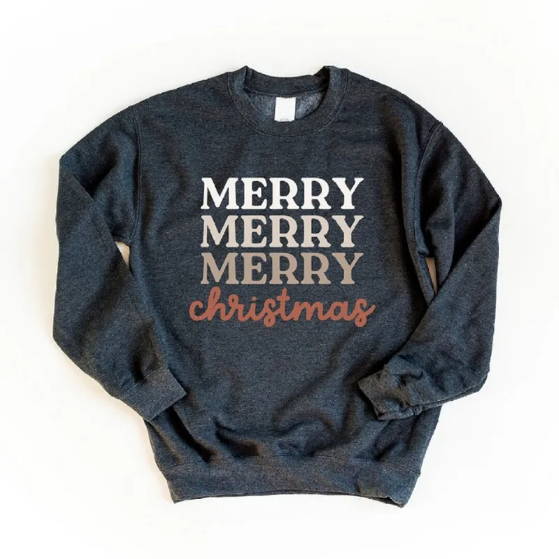 Merry Christmas Cursive Graphic Sweatshirt sold by Zulily