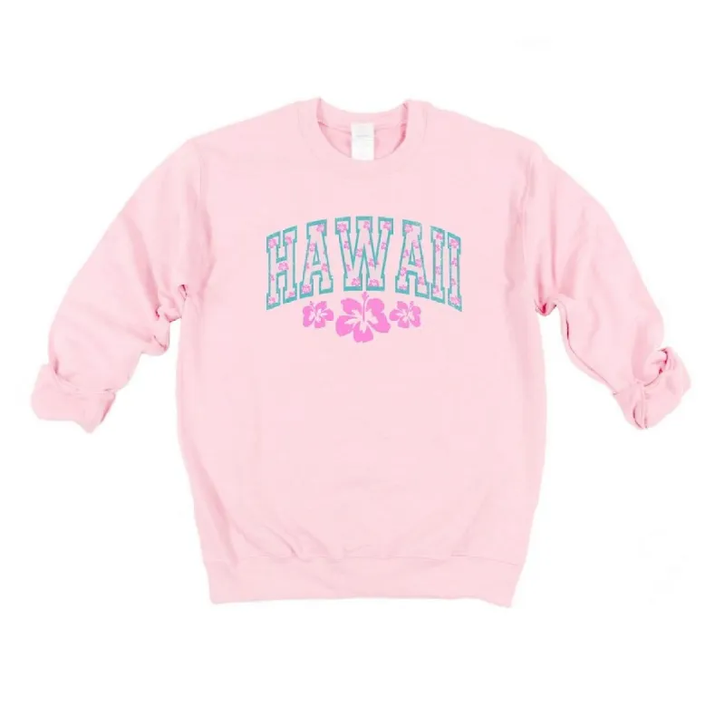Hawaii Varsity Grunge Graphic Sweatshirt sold by Zulily
