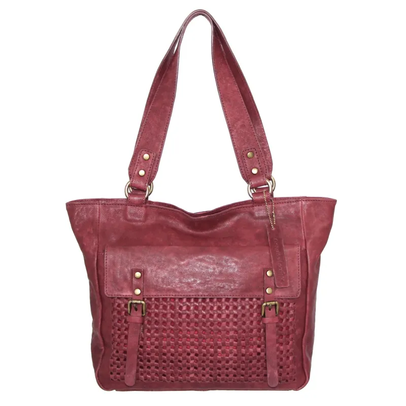 Nino Bossi Frederica Leather Tote sold by Zulily