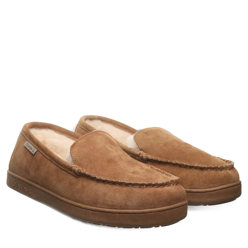 Bearpaw Casual Slippers Mens Brian Suede Upper TPR Sole 3189M sold by Zulily