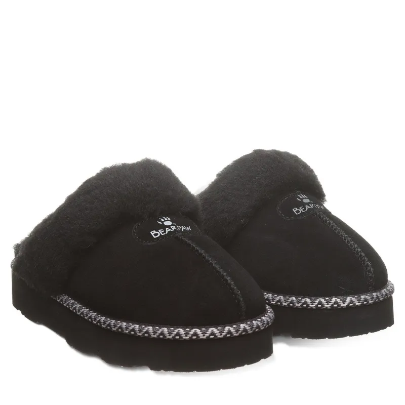 Bearpaw Casual Slippers Womens Loki Platform Suede Upper 3191W sold by Zulily