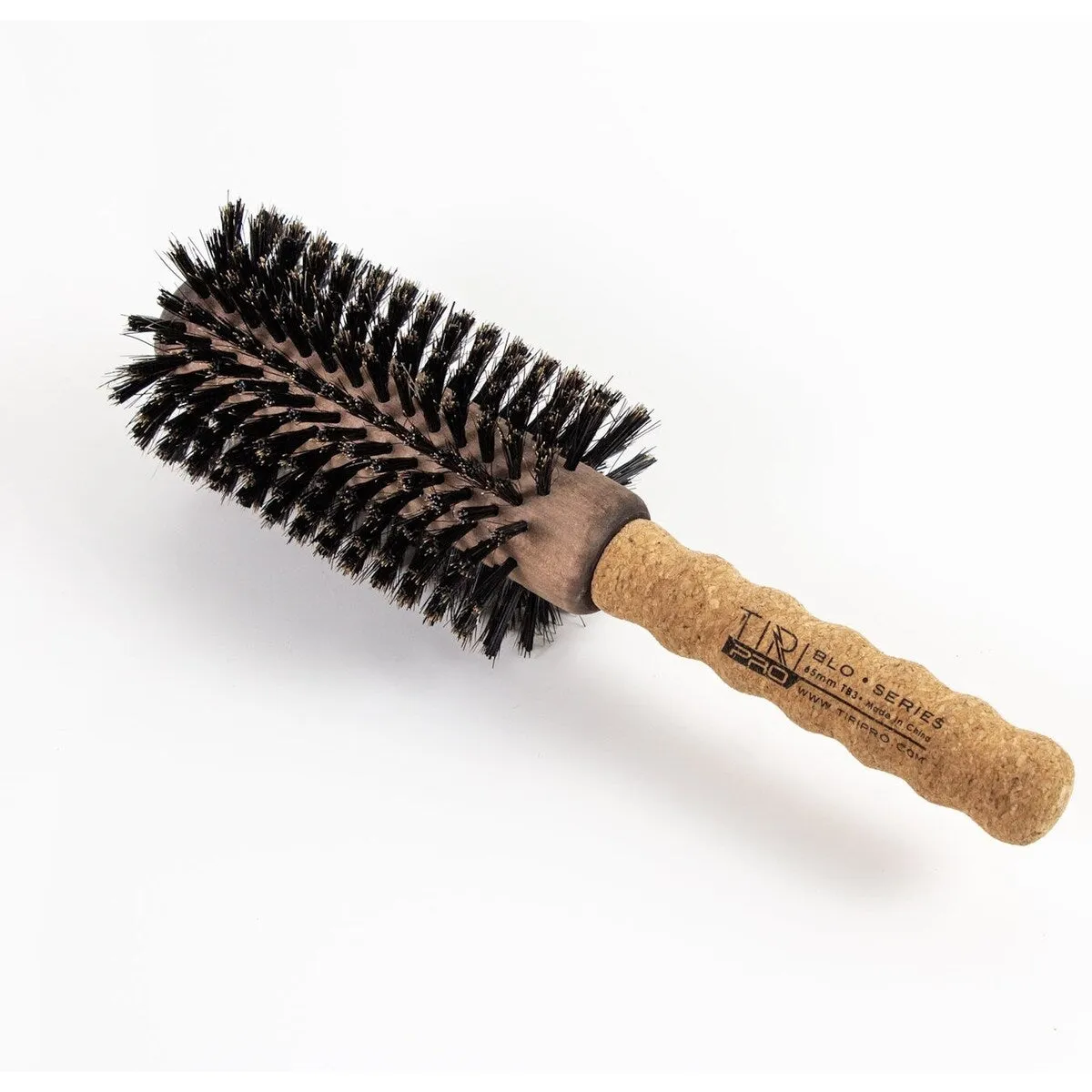 Cork Handle 65mm Round Professional Boar Bristle Brush sold by Zulily