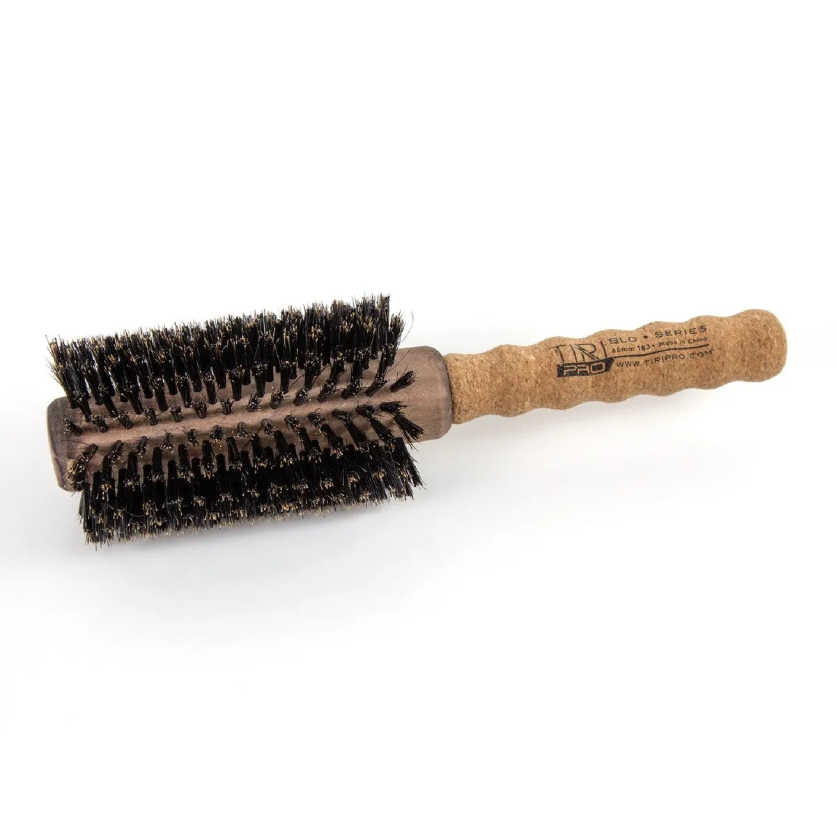 Cork Handle 65mm Round Professional Boar Bristle Brush sold by Zulily product image thumbnail 3
