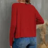 Red Button Up Long Sleeve Cardigan sold by Zulily