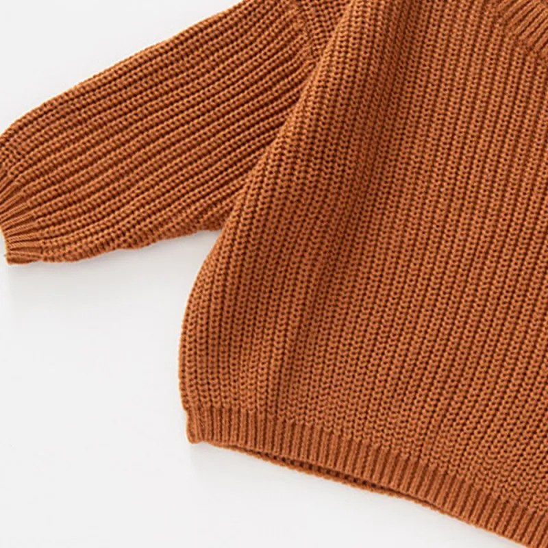 Camel Brown Crewneck Sweater sold by Zulily