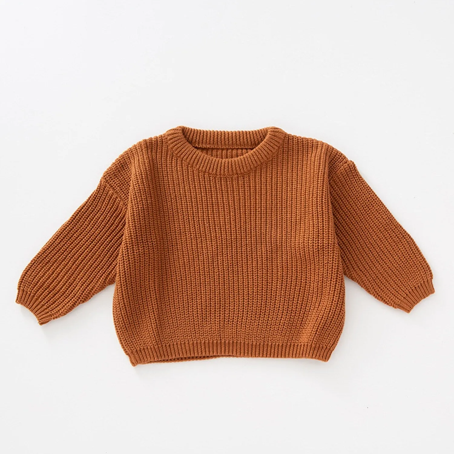 Camel Brown Crewneck Sweater sold by Zulily product image thumbnail 3