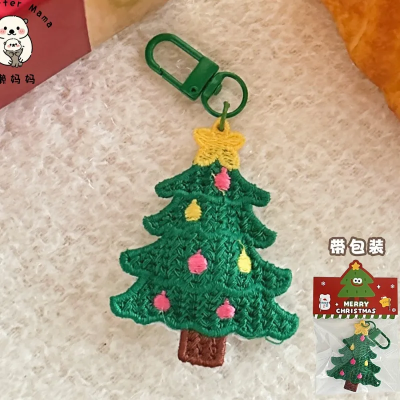 Green Christmas Tree Crocheted Keyrings sold by Zulily