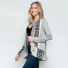 Multi Color Floral Print Open Front Long Sleeve Cardigan sold by Zulily