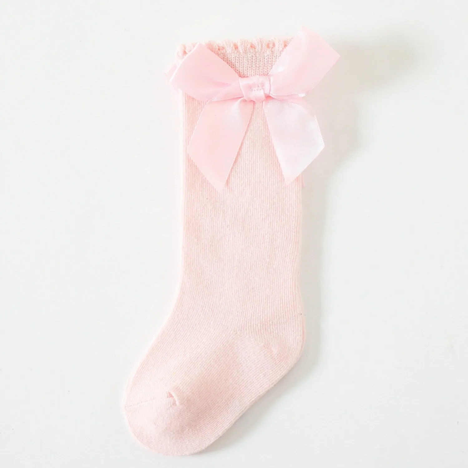 Light Pink Bow Socks sold by Zulily product image thumbnail 2