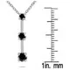 Marquee Jewels 14k White Gold 1/2 to 1ct TDW Diamond 3-stone Necklace sold by Zulily product image thumbnail 5