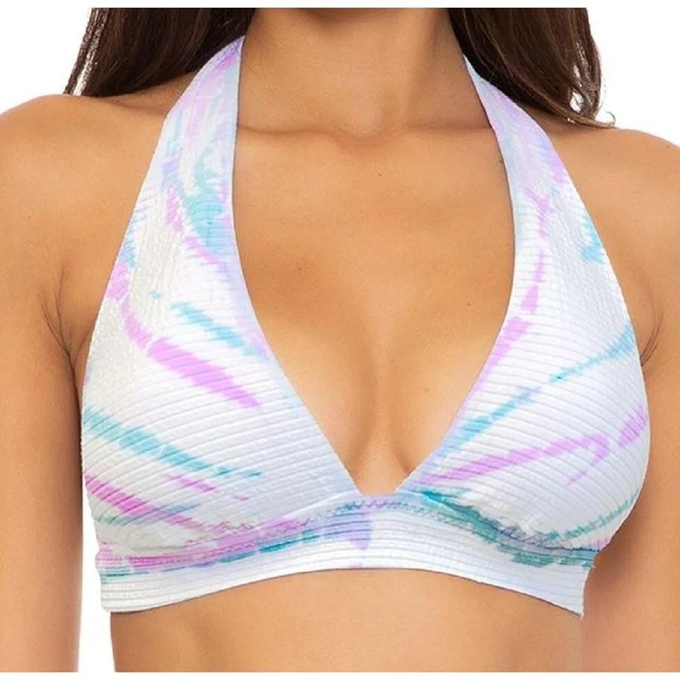 Becca Women's Iconic Halter Bikini Top Pink Size Small sold by Zulily product image thumbnail 3