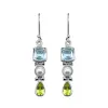 YS Gems Sterling Silver Blue Topaz Dangle Earrings - 0.31 x 1.89 sold by Zulily