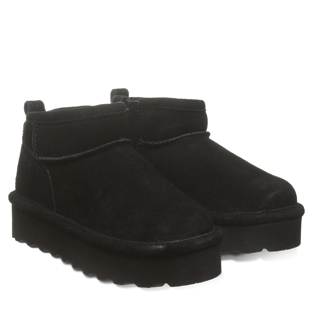 Bearpaw Casual Boots Girls Shorty Suede Rubber Outsole 2940Y sold by Zulily