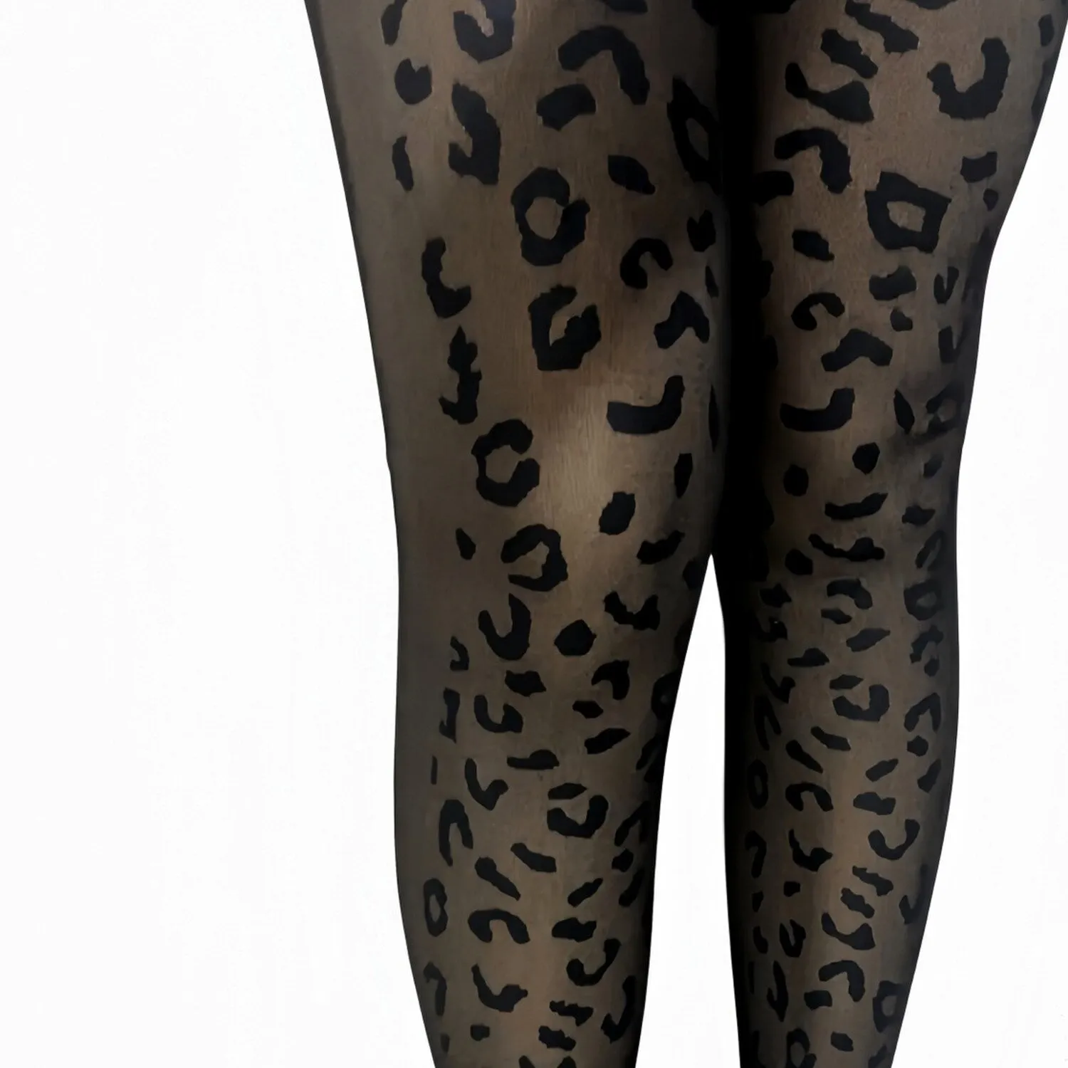 Black Leopard Thickened Pantyhose sold by Zulily product image thumbnail 5