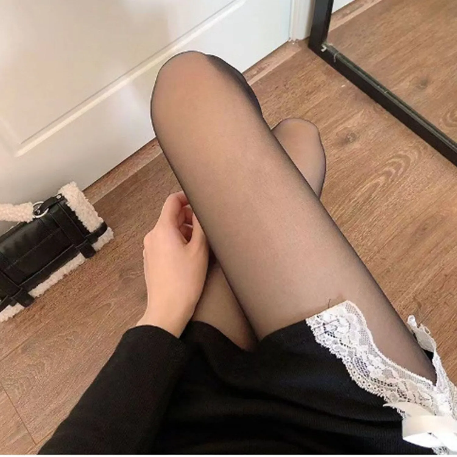 Black Pantyhose sold by Zulily