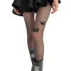 Black Two Butterflies Pantyhose sold by Zulily