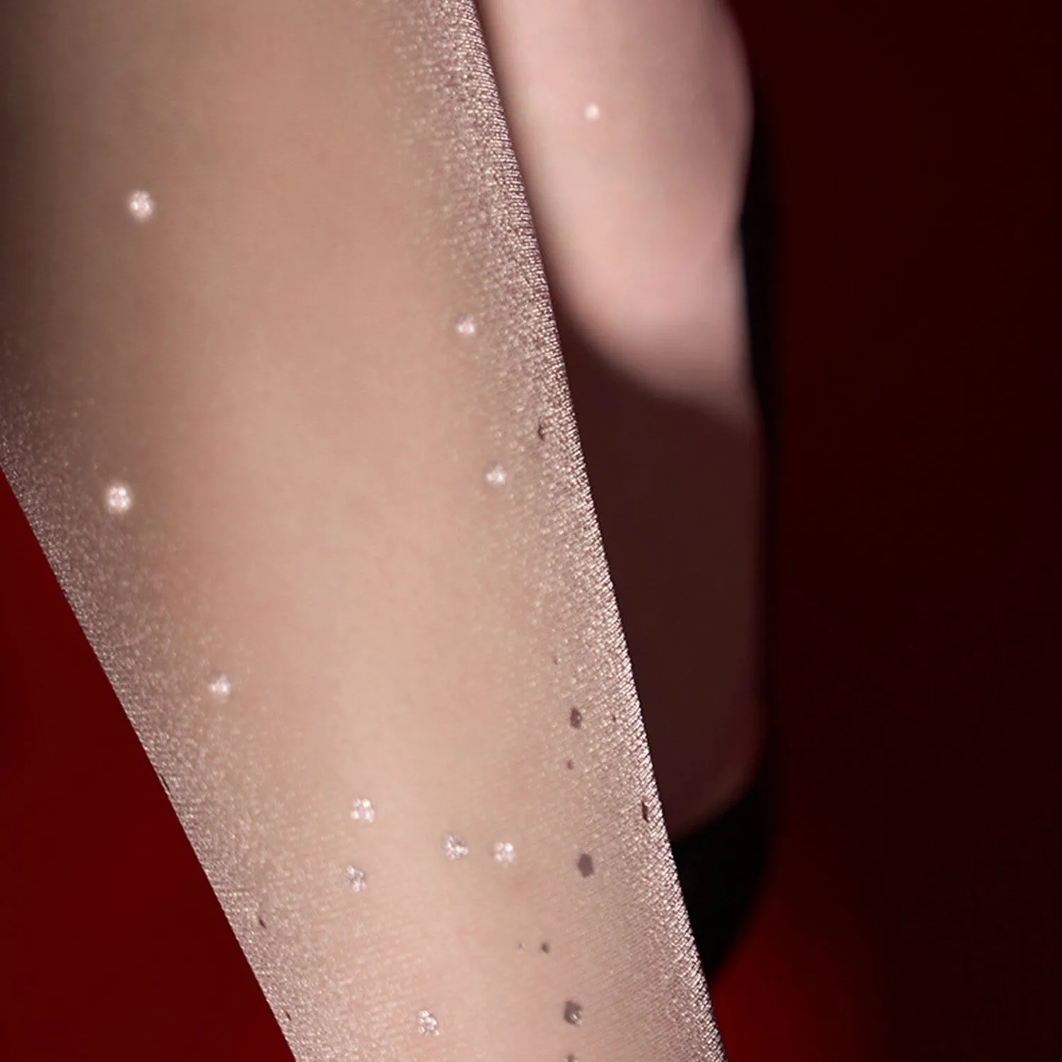 White Sequins Pantyhose sold by Zulily