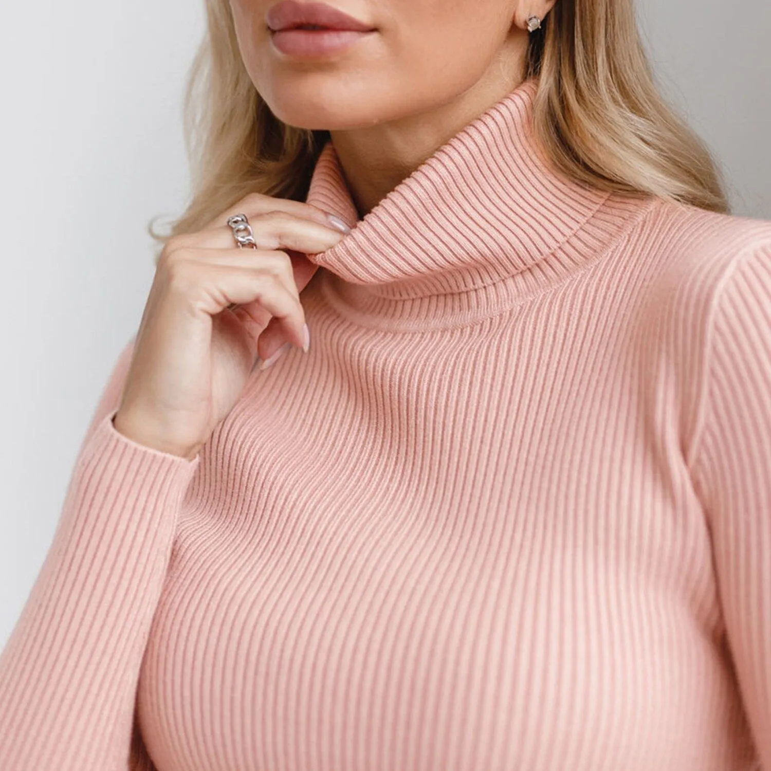 Pink Turtleneck Sweater sold by Zulily product image thumbnail 5