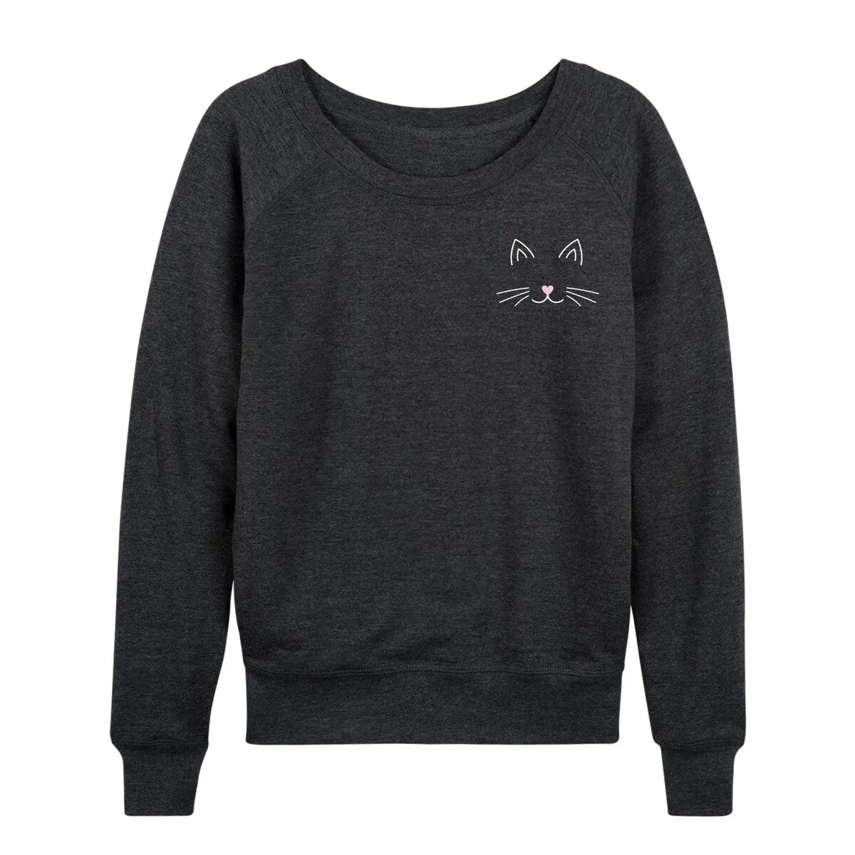 Women's Cat Face Light Weight Pullover sold by Zulily