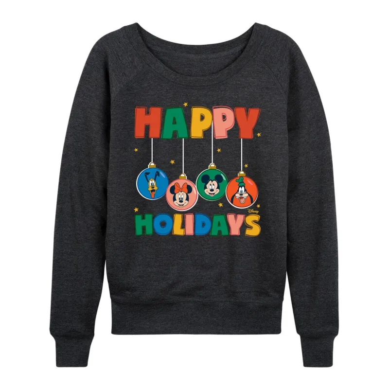 Women's Disney Happy Holidays Light Weight Pullover sold by Zulily