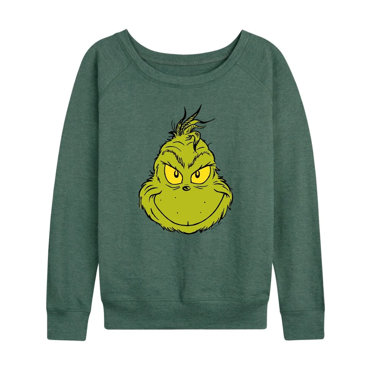 Women's The Grinch Face Light Weight Pullover sold by Zulily