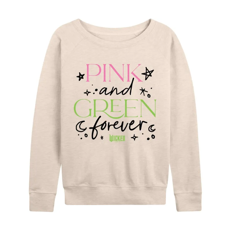 Women's Wicked Pink and Green Light Weight Pullover sold by Zulily