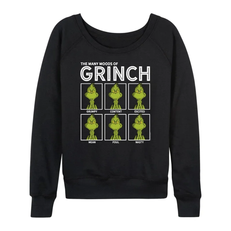 Women's The Grinch Many Moods Light Weight Pullover sold by Zulily