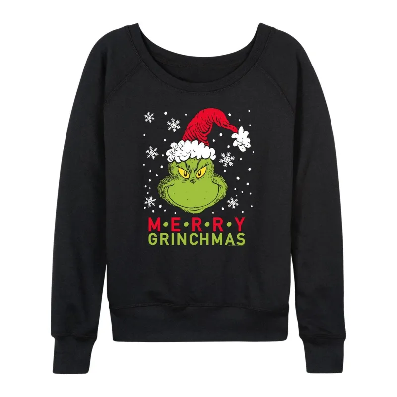 Women's The Grinch Merry Grinchmas Light Weight Pullover sold by Zulily