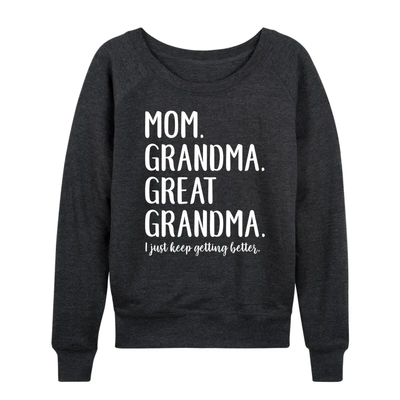 Women's Mom Grandma Great Grandma Light Weight Pullover sold by Zulily