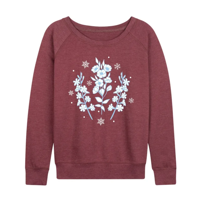 Women's Winter Flowers Light Weight Pullover sold by Zulily