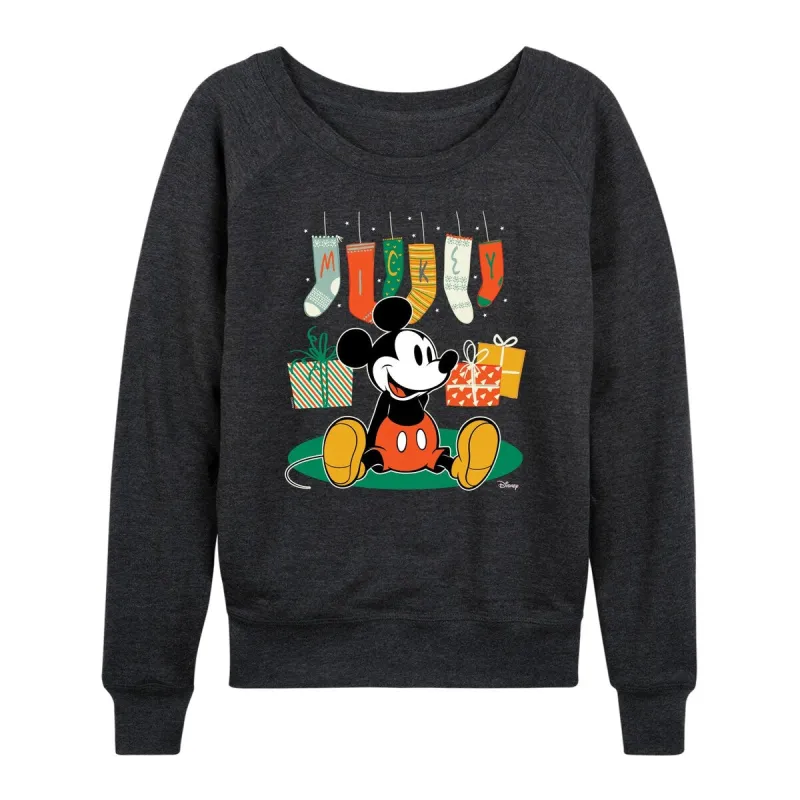 Women's Disney Mickey Stockings Light Weight Pullover sold by Zulily
