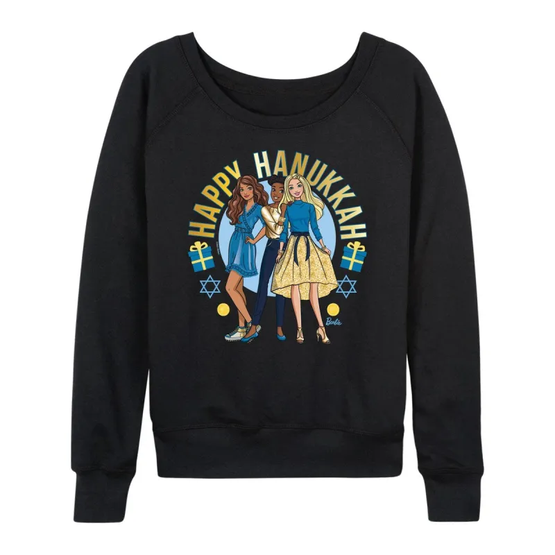 Women's Barbie Happy Hanukkah Light Weight Pullover sold by Zulily