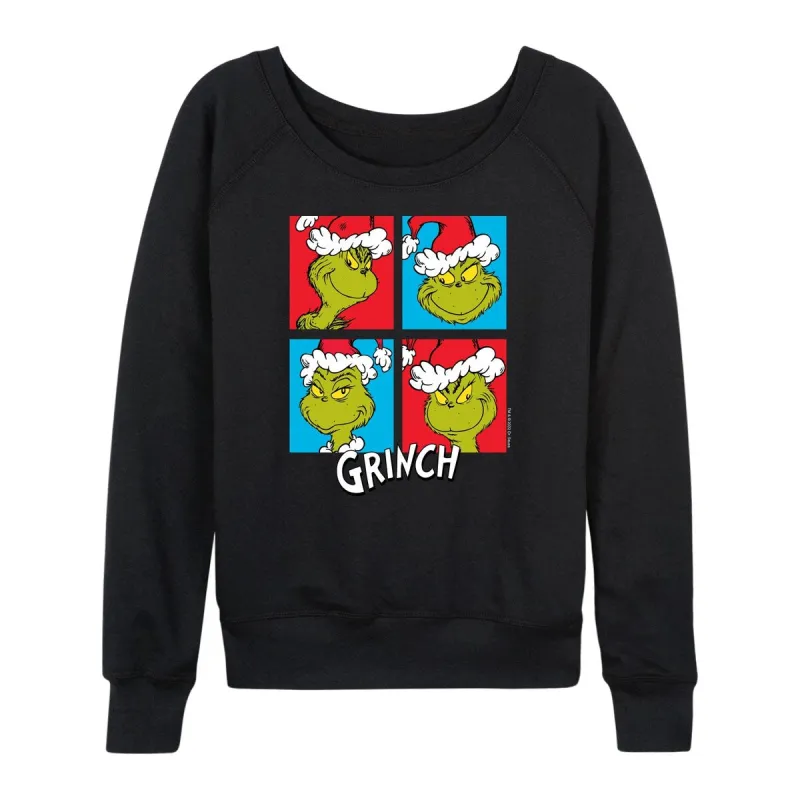 Women's The Grinch Grinch Grid Light Weight Pullover sold by Zulily