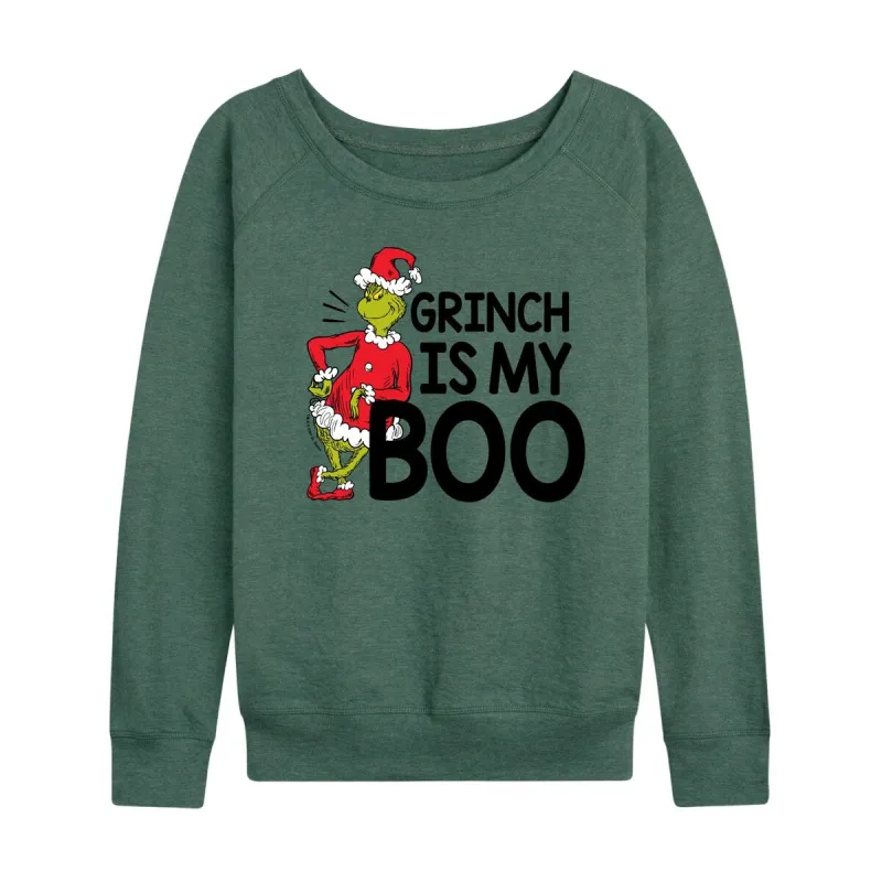 Women's The Grinch Grinch Is My Boo Light Weight Pullover sold by Zulily