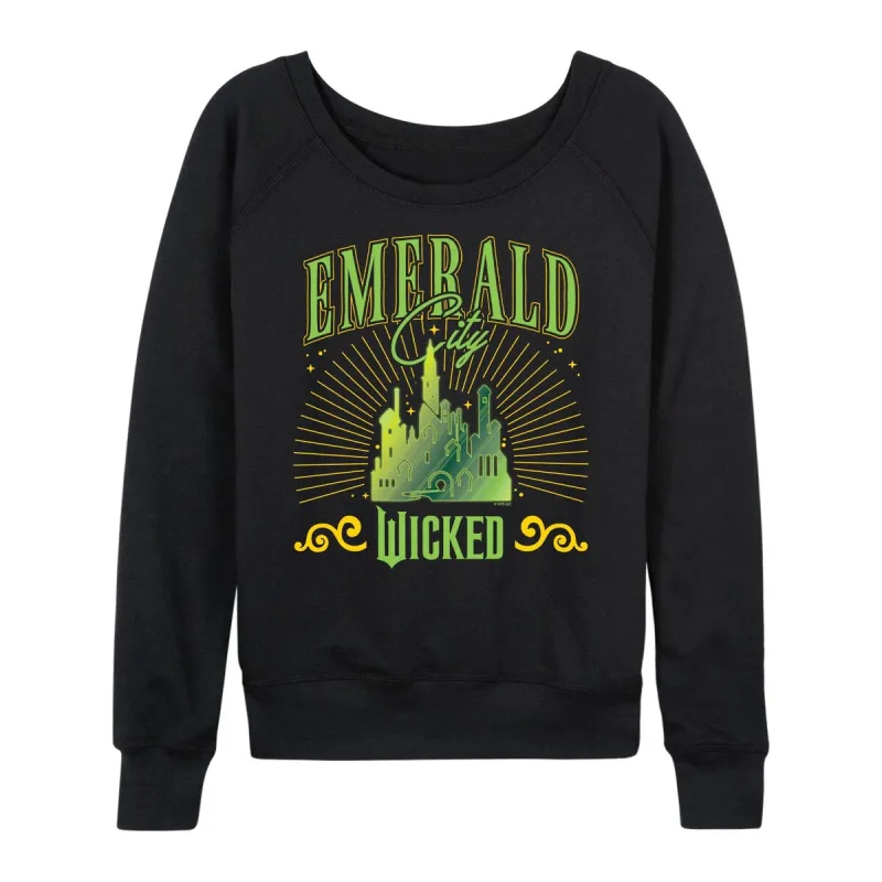 Women's Plus Wicked Emerald City Light Weight Pullover sold by Zulily